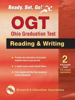 cover image of OGT Ohio Graduation Test Reading and Writing